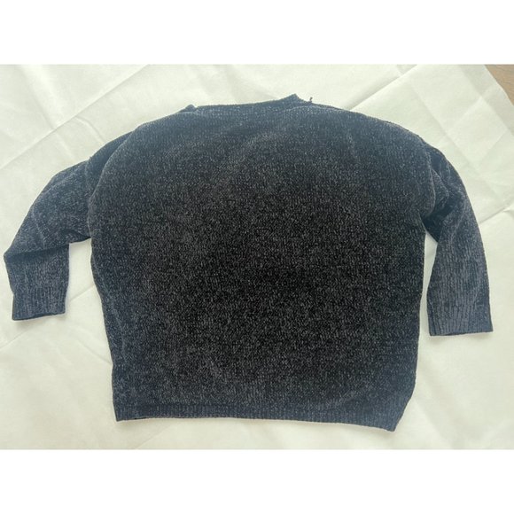 Express Women V-Neck Knitted Sweater 3/4 Sleeve Pullover Black Size XS - Picture 6 of 6